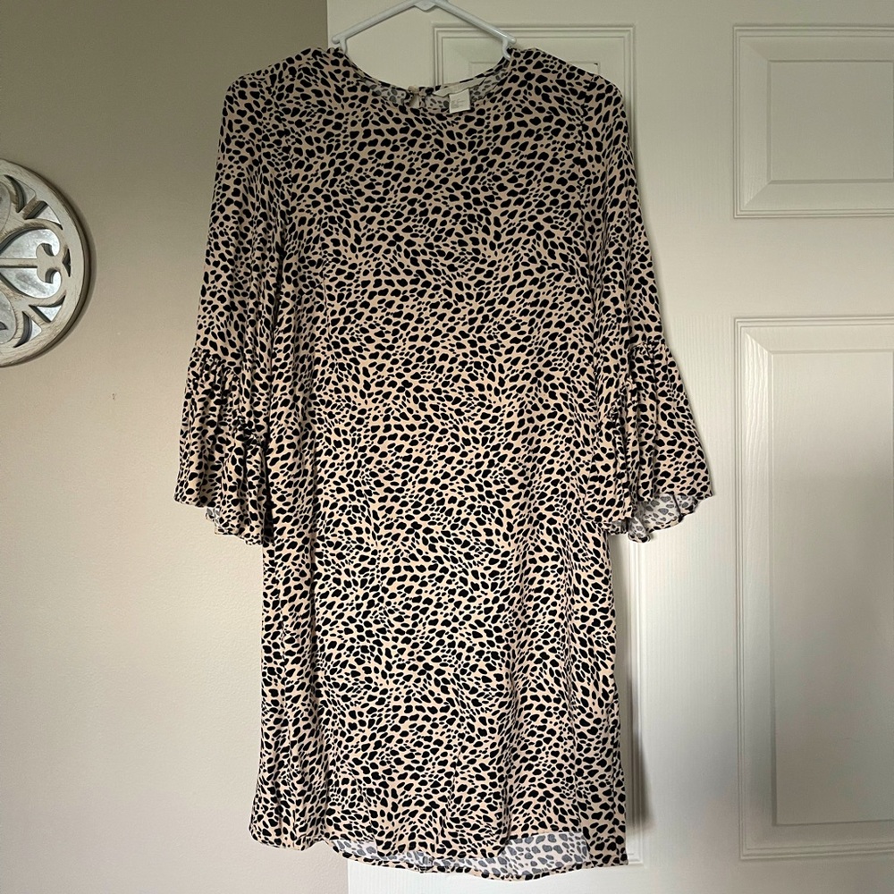 Cheetah print H&M dress